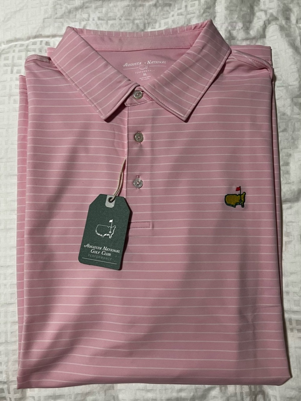 Pink Augusta National Polo XL